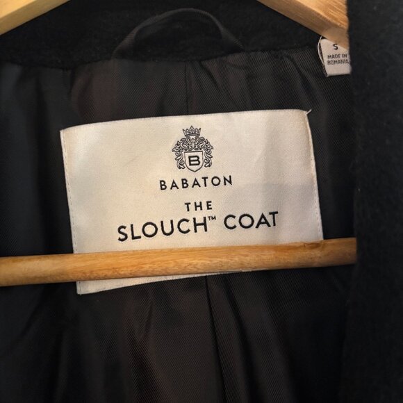 Aritzia The Slouch™ Coat - (Re)Camel Wool, Black, Size Small - Picture 3 of 5